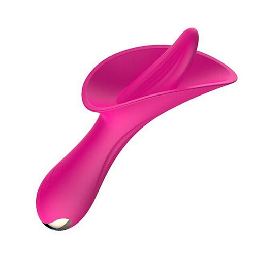 Tongue licking vibrator Lily flower G sport  Clitoris Stimulator sextoy adult toy