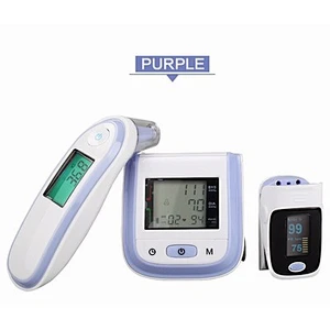 Three-piece suit Infrared Thermometer Smart Electronic Sphygmomanometer Finger Clip Pulse Oximete