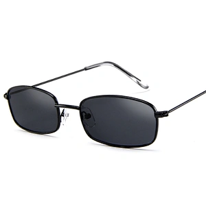 Super hot Eyewear Retro Vintage Sun glasses Cheap Metal Small Retangular Sunglasses