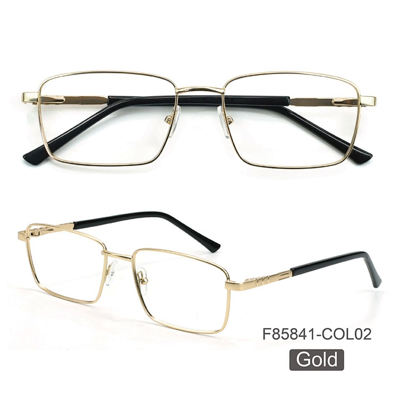 Manufacturers competitive eyeglasses frames brand square Metal Glasses Frames trendy eyewear