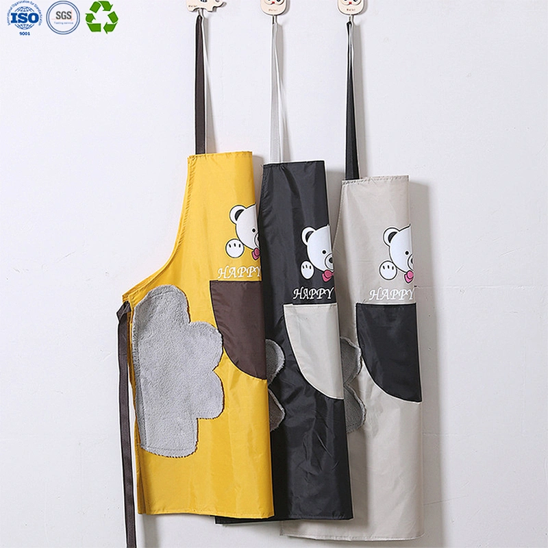 Kitchen Aprons with Coral Fleece
