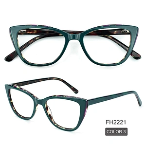 PH2221 Ready Good Fashion Cat Eye Brand Optical Frames Eyeglasses Acetate Glasses