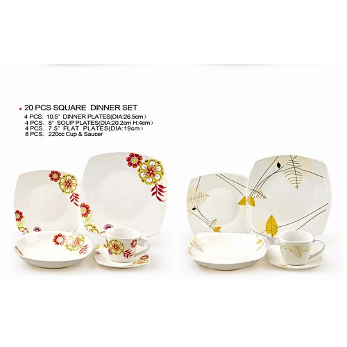 SQUARE DINNER SETS