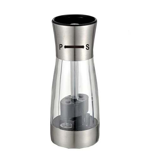 stainless steel salt and pepper mills