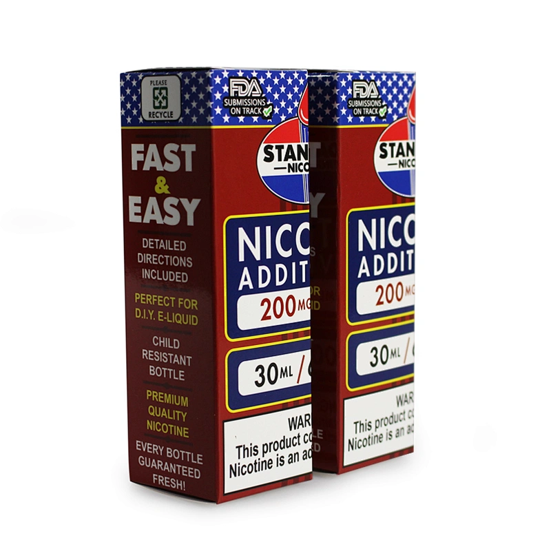 hemp cbd oil bottle paper package box glossy lamination 350g
