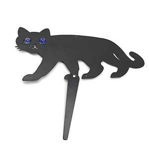 Custom made accepted black metal cat