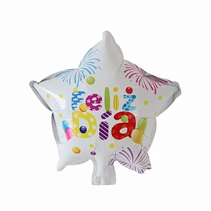 Multi-style 10 inch Spanish Happy Birthday Happy Day Feliz Cumpleanos Feliz Dia Foil Helium Balloons Birthday Party Decorations