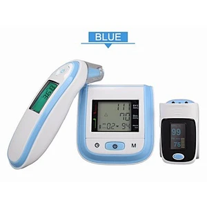Three-piece suit Infrared Thermometer Smart Electronic Sphygmomanometer Finger Clip Pulse Oximete