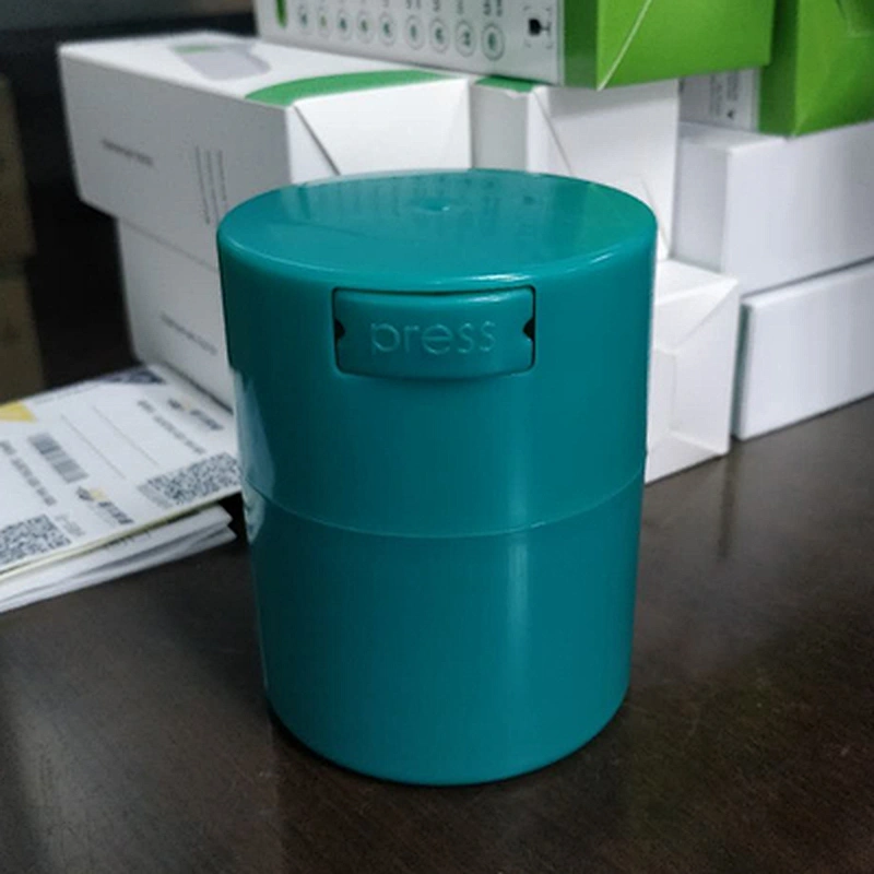 New Product 300ml Smell Proof Jar Plastic Herb Vacuum Weed Jar With Lid
