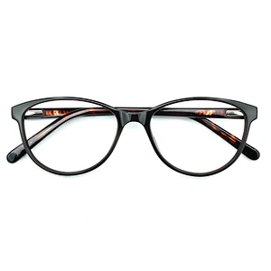 New Design Multi Color Acetate optical eyeglasses frames round eyewear unisex eye glasses thin spectacle frames