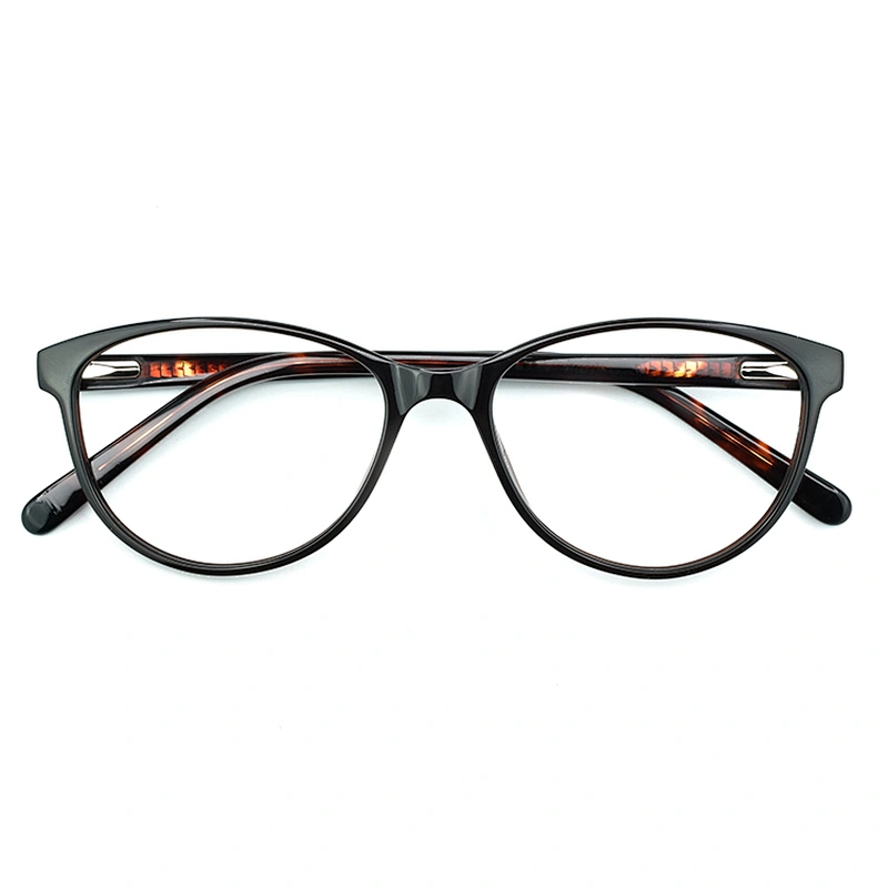 New Design Multi Color Acetate optical eyeglasses frames round eyewear unisex eye glasses thin spectacle frames