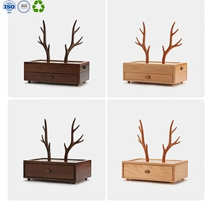 Wooden jewelry display box