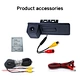 wide angle rear view camera