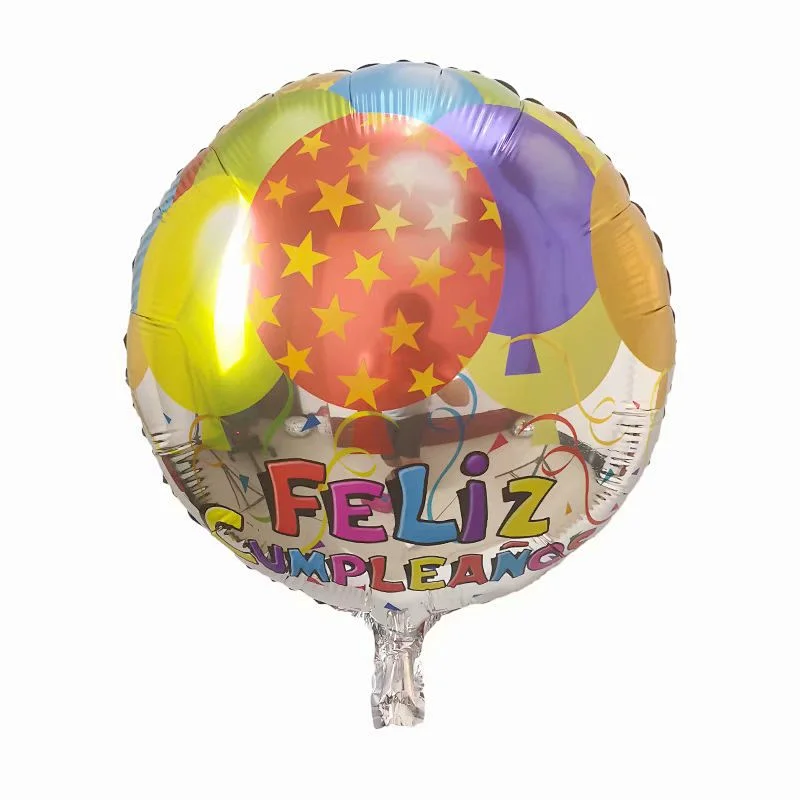 Multi-style 18 inch Spanish Happy Birthday Feliz Cumpleanos Foil Helium Balloons Birthday Party Decorations