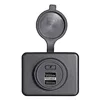 usb port, rocker switch usb charger，usb charger，car charger for boat