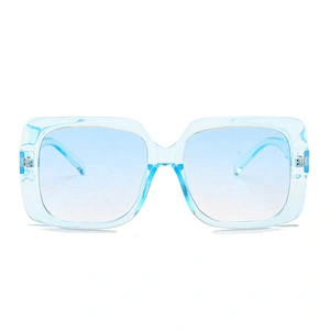 Amazon Hot Eyewear 2021 Square Fashion Oversized Leopard Women Sunglasses