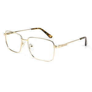 China Manufacturers Design Metal Square Eyeglasses Ready Stock Optical Frames