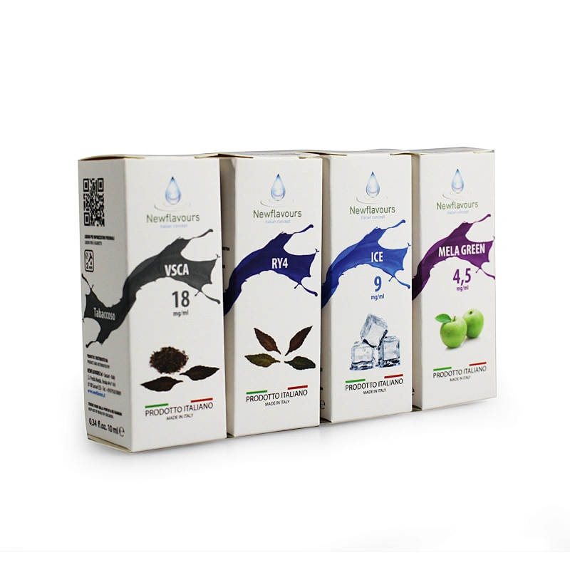 folding printing paper box for 30ml 60ml liquid vaping bottle package