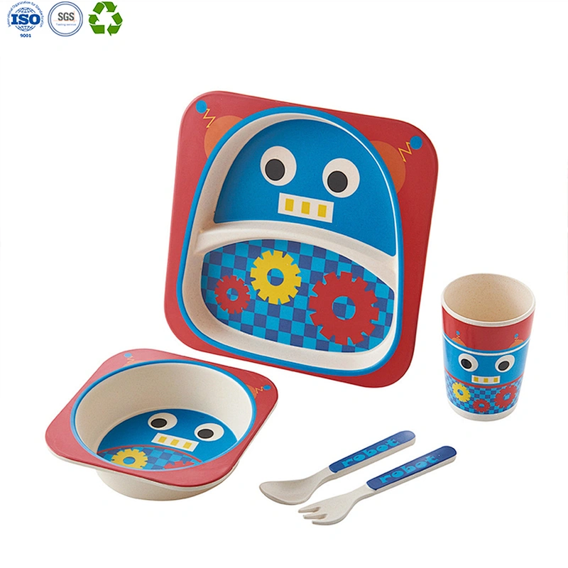 Bamboo Fiber Child Tableware Set