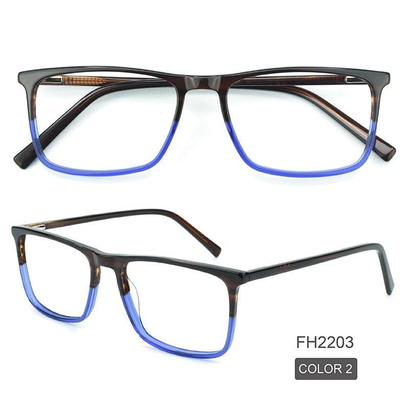 PH2203 ready to ship optical frames 6 colors square acetate eyewear factory wholesale eyewear