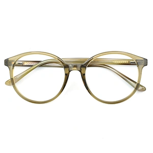 High quality specialized acetate round 4 color Italia eyewear optical glasses frames in stock