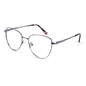 Lasted Style Eyeglasses Fashion Metal 5 color Optical Frame With Certificated