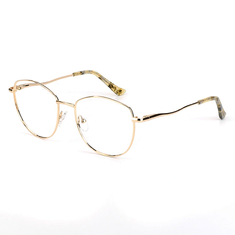 Avant-garde men metal optical frame big size bold color eyewear
