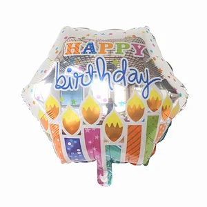 Multi-style 18 inch Happy Birthday Round Foil Helium Balloons Birthday Party Decorations