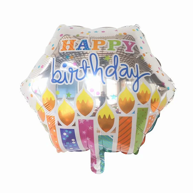 Multi-style 18 inch Happy Birthday Round Foil Helium Balloons Birthday Party Decorations