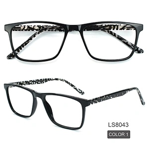 Transparent Computer Anti Blue Light Square Blocking Optical Eyeglasses Frame