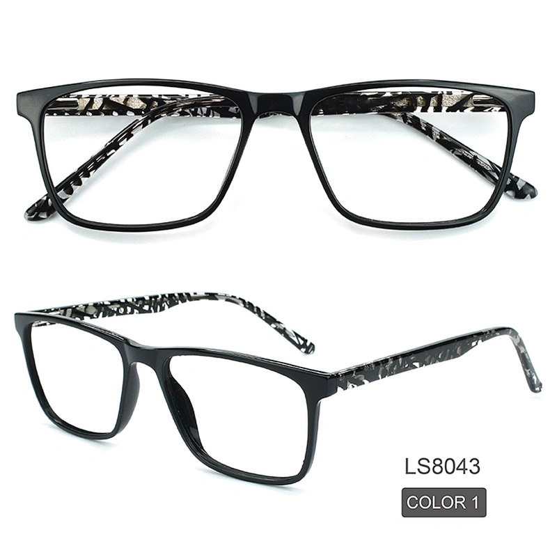 Transparent Computer Anti Blue Light Square Blocking Optical Eyeglasses Frame