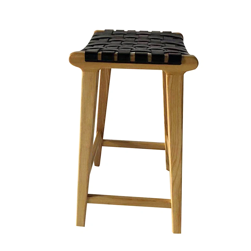 vinyl strap bar stool