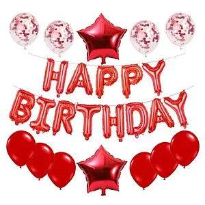 Wholesale Birthday Party Decoration Accessories Happy Birthday Balloon Set