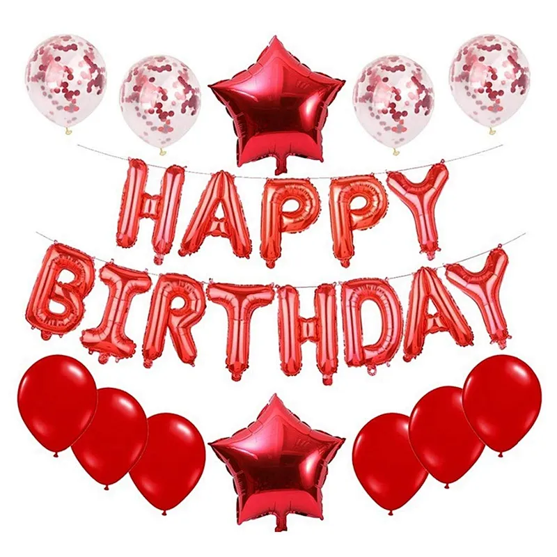 Wholesale Birthday Party Decoration Accessories Happy Birthday Balloon Set
