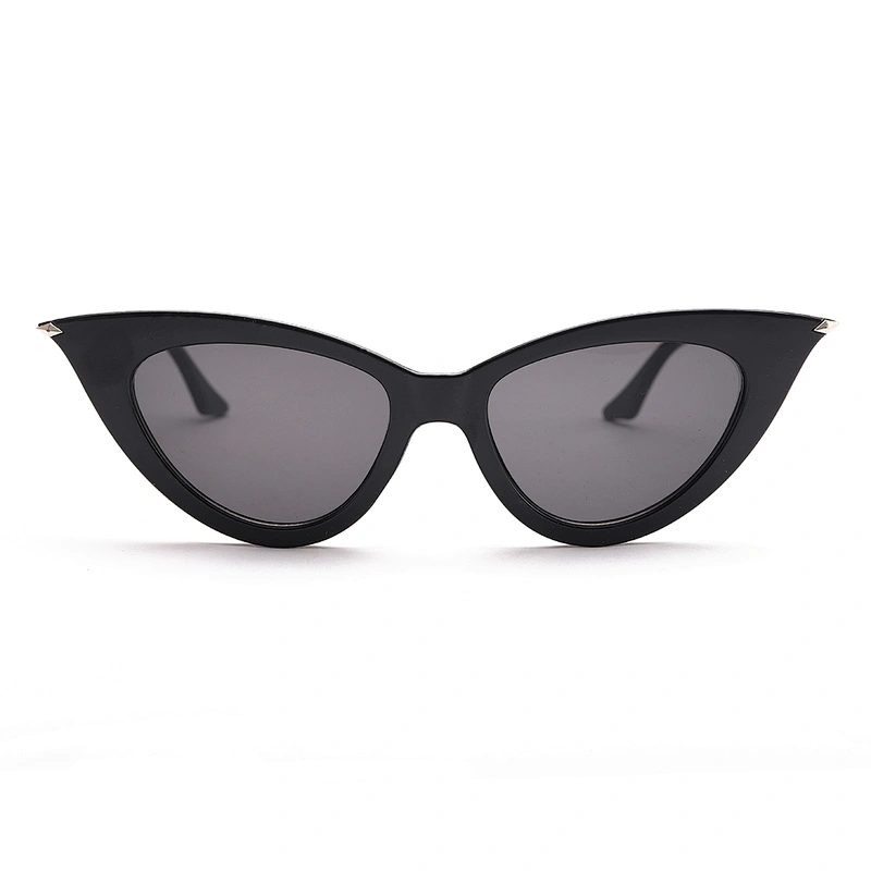 High Quality Women's Small Retro Modern High Pointed Cat Eye Sunglasses
