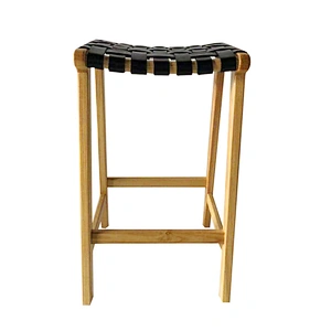 vinyl strap bar stool