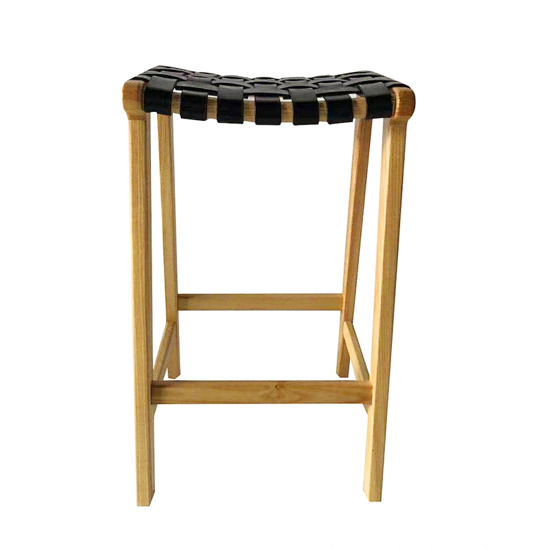 vinyl strap bar stool