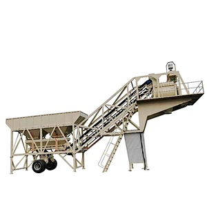 Concrete mixing plant model HZS75