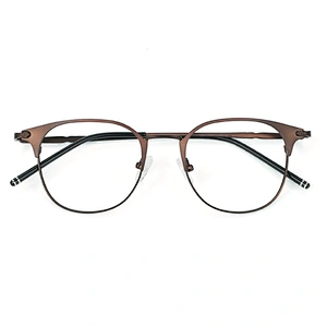 Ce Spectacle Eyeglasses Popular Round Metal Aviation Optical Frames Wholesale