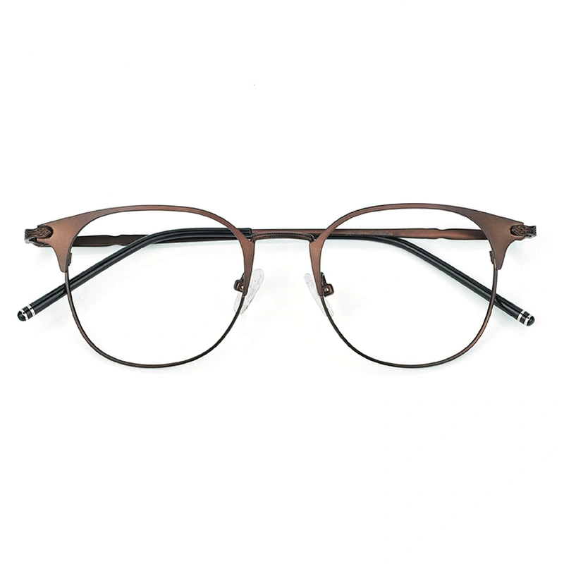 Ce Spectacle Eyeglasses Popular Round Metal Aviation Optical Frames Wholesale