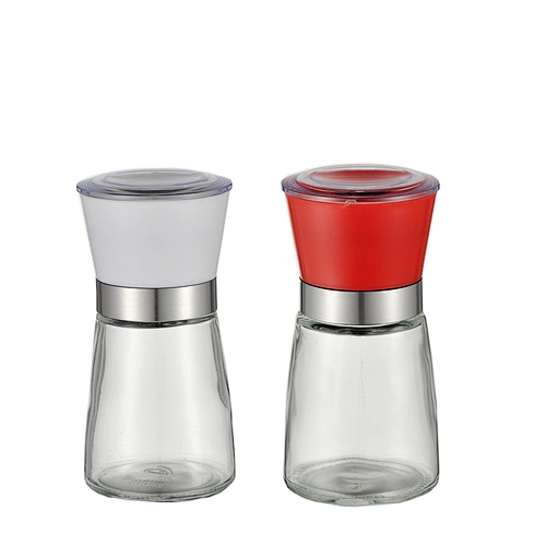 Glass Bottle Manual Salt Spice Grinder