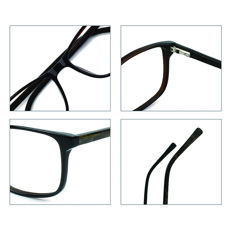 Hot sale fashion optical frame students square shape clear glasses