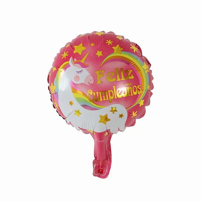 Multi-style 10 inch Spanish Happy Birthday Happy Day Feliz Cumpleanos Feliz Dia Foil Helium Balloons Birthday Party Decorations