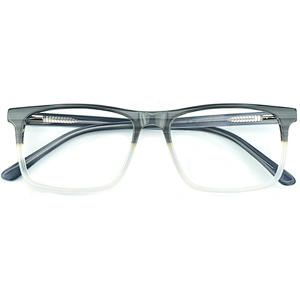 PH2227 Newest trend square acetate full rim black optical eye glasses frames ready goods