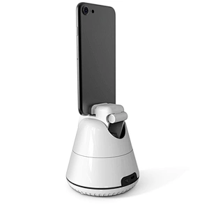 スマート雲台、トラッキングサポート知能【応用不要】360° 自動顔追跡自撮り棒は携帯電話、タブレットパソコン-携帯カメラに三脚を設置し、ストリーミングメディアを生放送するために、リアルタイム動画を提供します。
