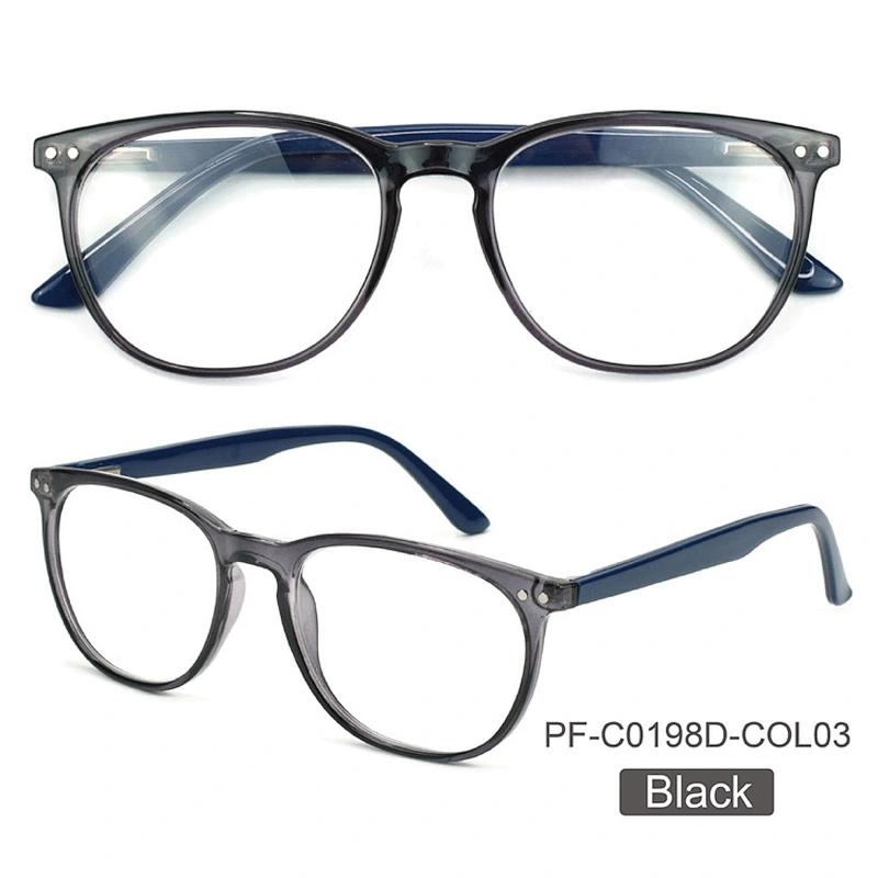 New design custom CP round eyewear optical eyeglasses colorful frame spectacle