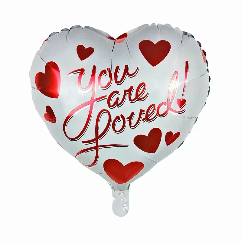 18inch heart shape i love you Te Amo helium foil balloons globos wholesale Mother's day balloons party wedding decoration