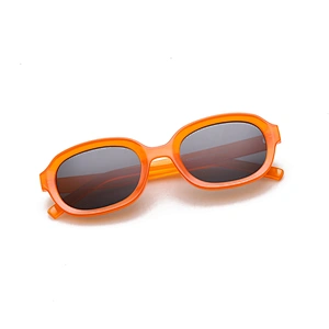 New latest model oval concave sun glasses 10 colors trend retro women sunglasses