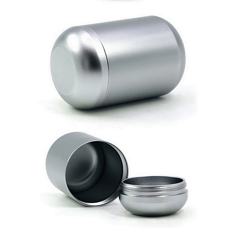 Custom Smell Proof Airtight Aluminum Metal Herb Tobacco Weed Storage Container Stash Jars