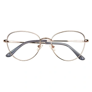 amazon hot sell custom ready stock eye glass eyewear gold metal eyeglasses optical frames for shop